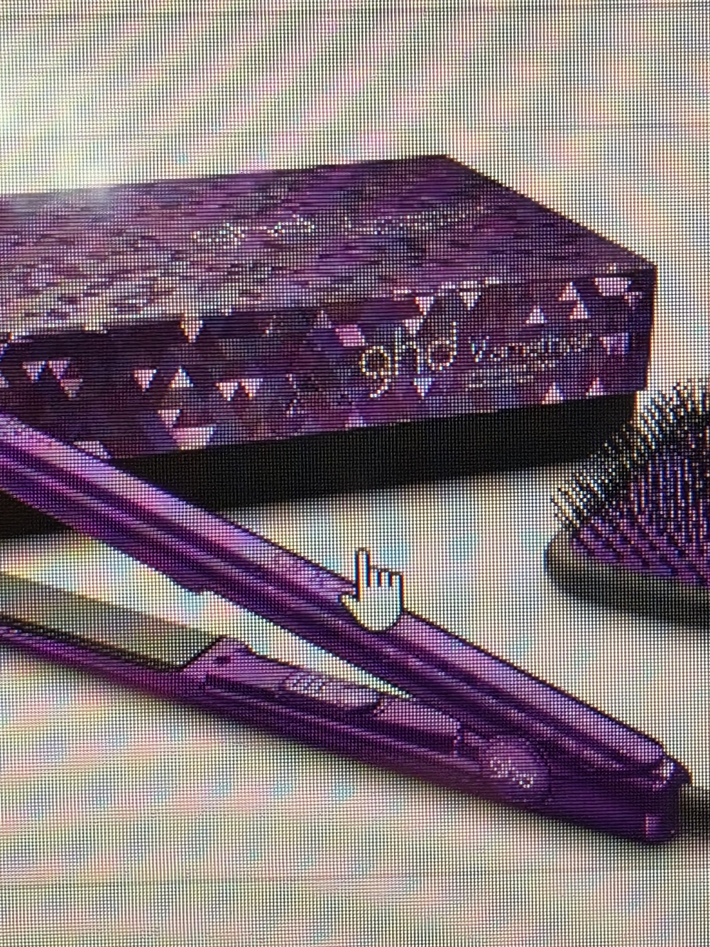 GHD V limited Gem Amethyst Hair Straightener Flat Iron